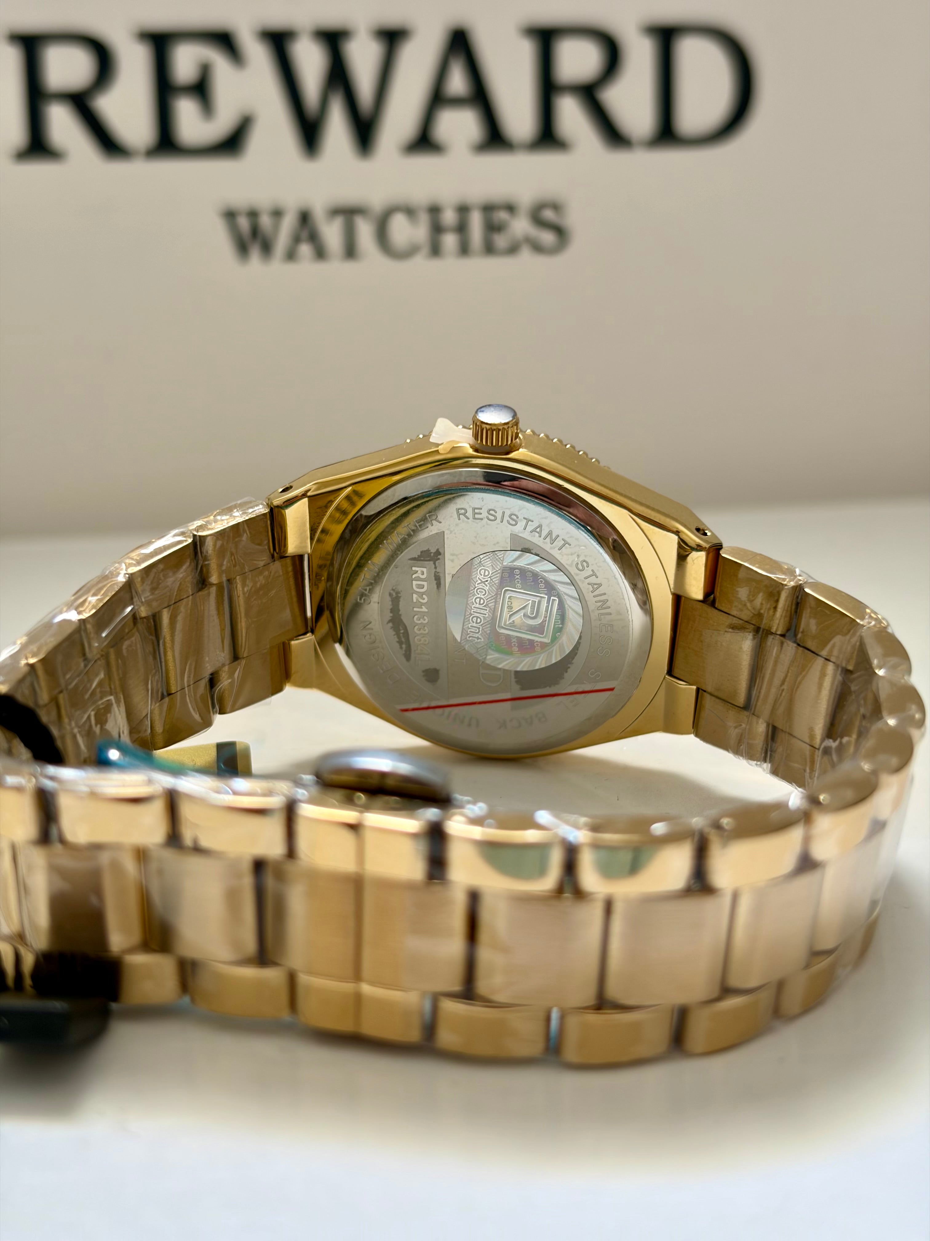 Reward Lumière Dorée — boîtier or bracelet doré montre femme Tunisie