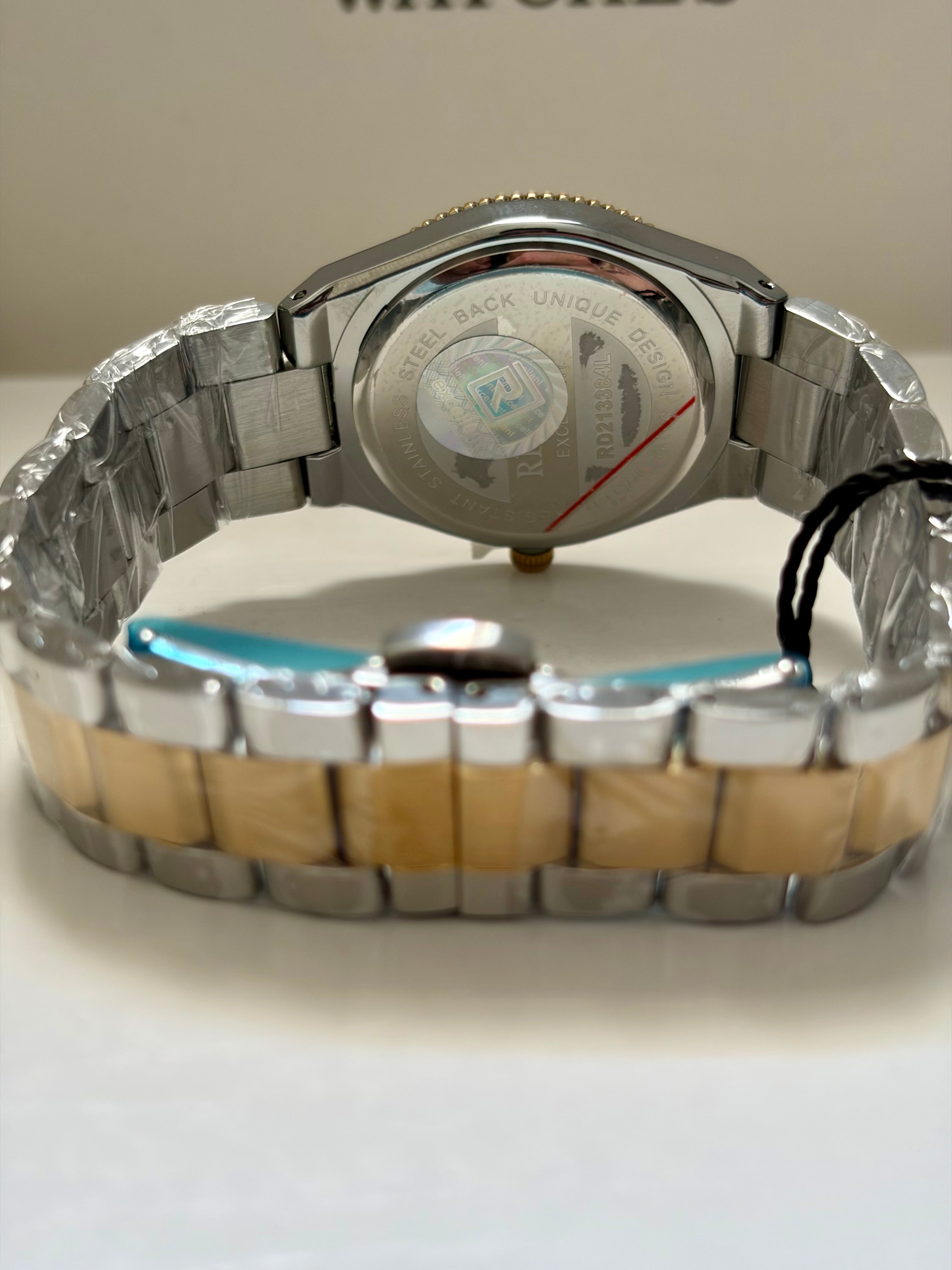 Reward Lumière Céleste — vue de face montre femme dorée Tunisie