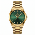 Montre femme Reward Prestige Émeraude — cadran vert cristaux boîtier doré, Tunisie